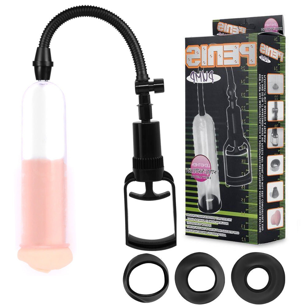 Men's Negative Pressure Penis Booster Exercise Device - Silicone Home Use