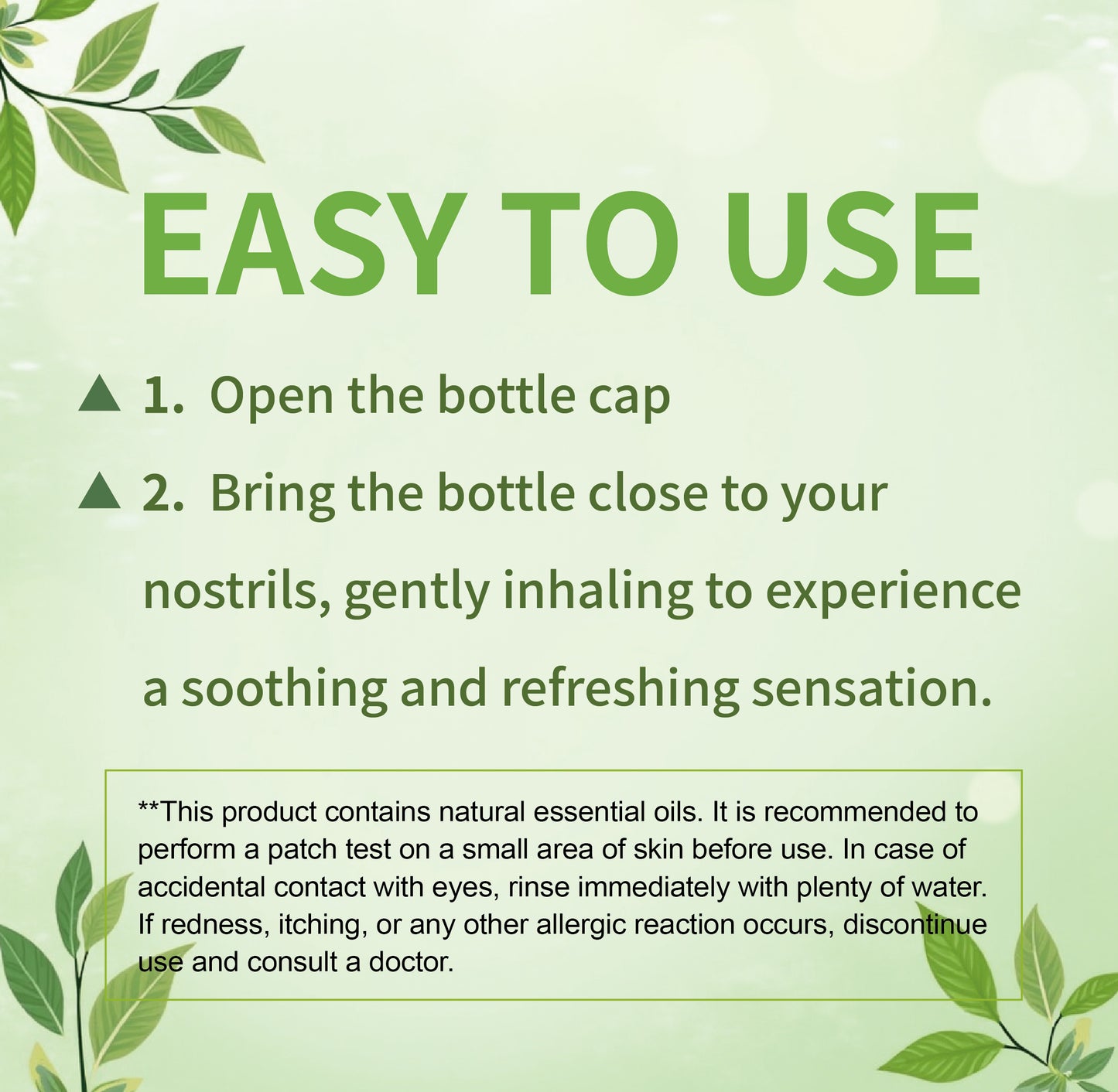 5-in-1 Nasal Energy Bar - Refreshing Aromatherapy Inhaler
