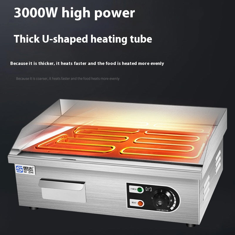 Electric Grill Commercial Kitchen Equipment Gas Stall Cold Noodle Roasting Machine
