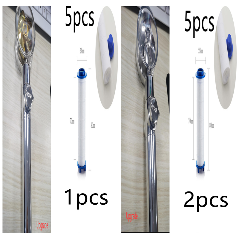 High Pressure Turbo Shower Head with Water Saving Feature & 360° Fan Extension