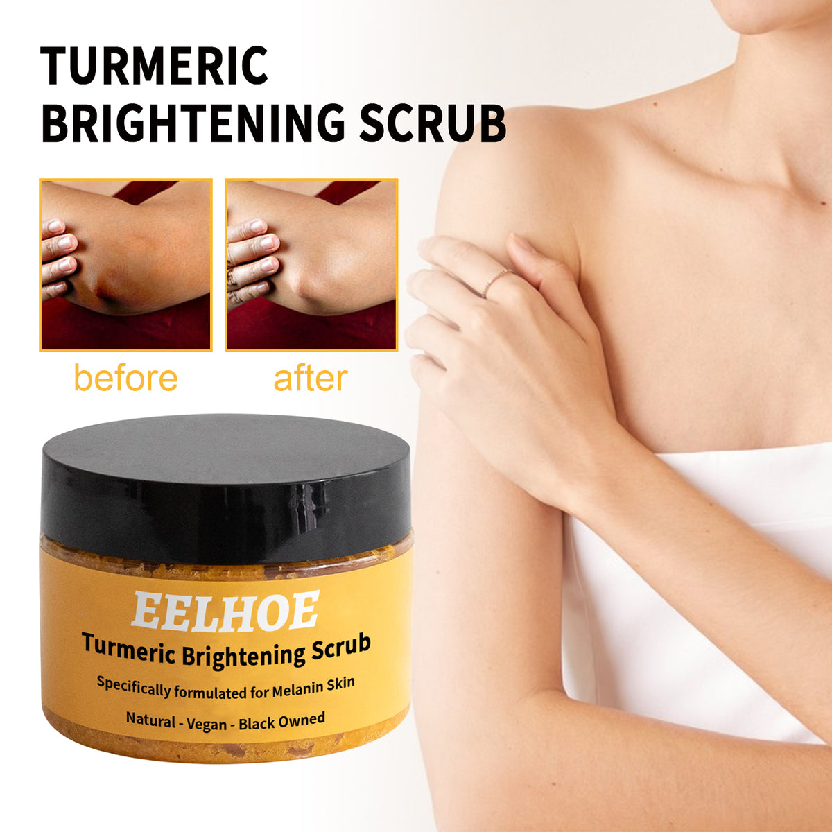 Turmeric Body Scrub 100g - Exfoliating Moisturizing Skin Care