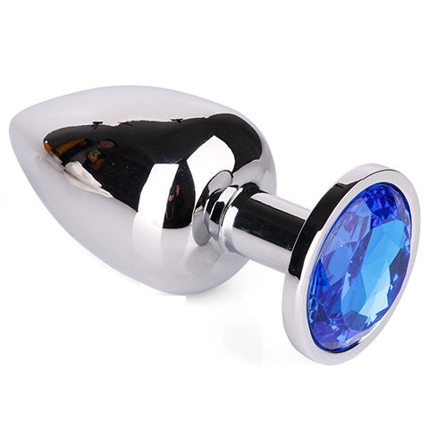 Adult Steel Butt Plug - Large, Medium & Small Sizes, Silver Metal Anal Toy