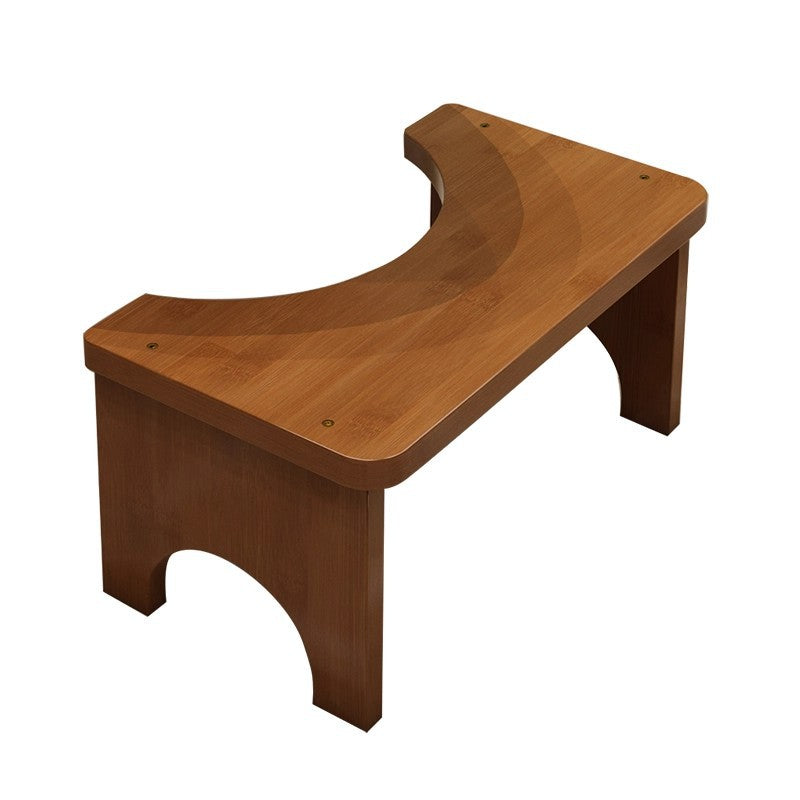 Children's Bamboo Toilet Step Stool with Non-Slip Surface - Eco-Friendly Kid's Bathroom Aid
