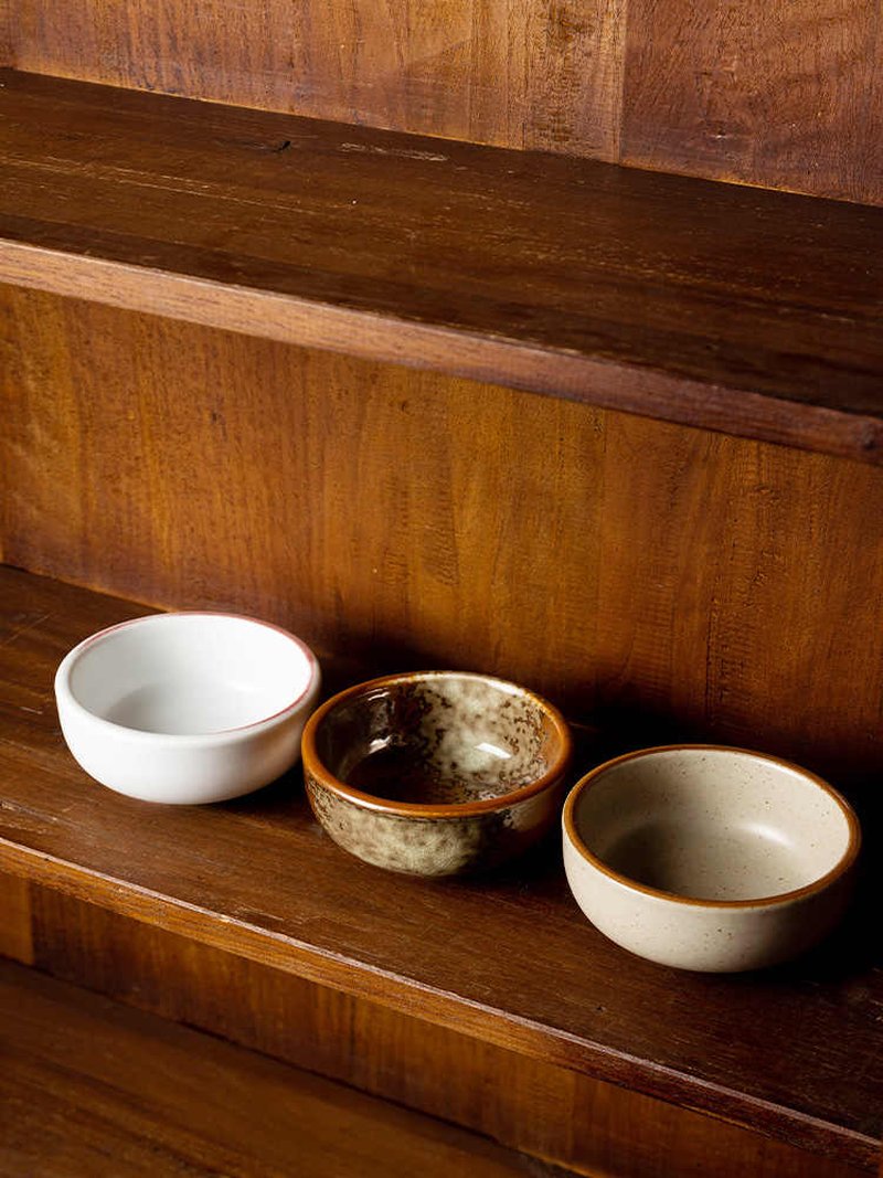 Handmade Ceramic Rice Bowl - Creative Kiln Baked Tableware for Kitchen