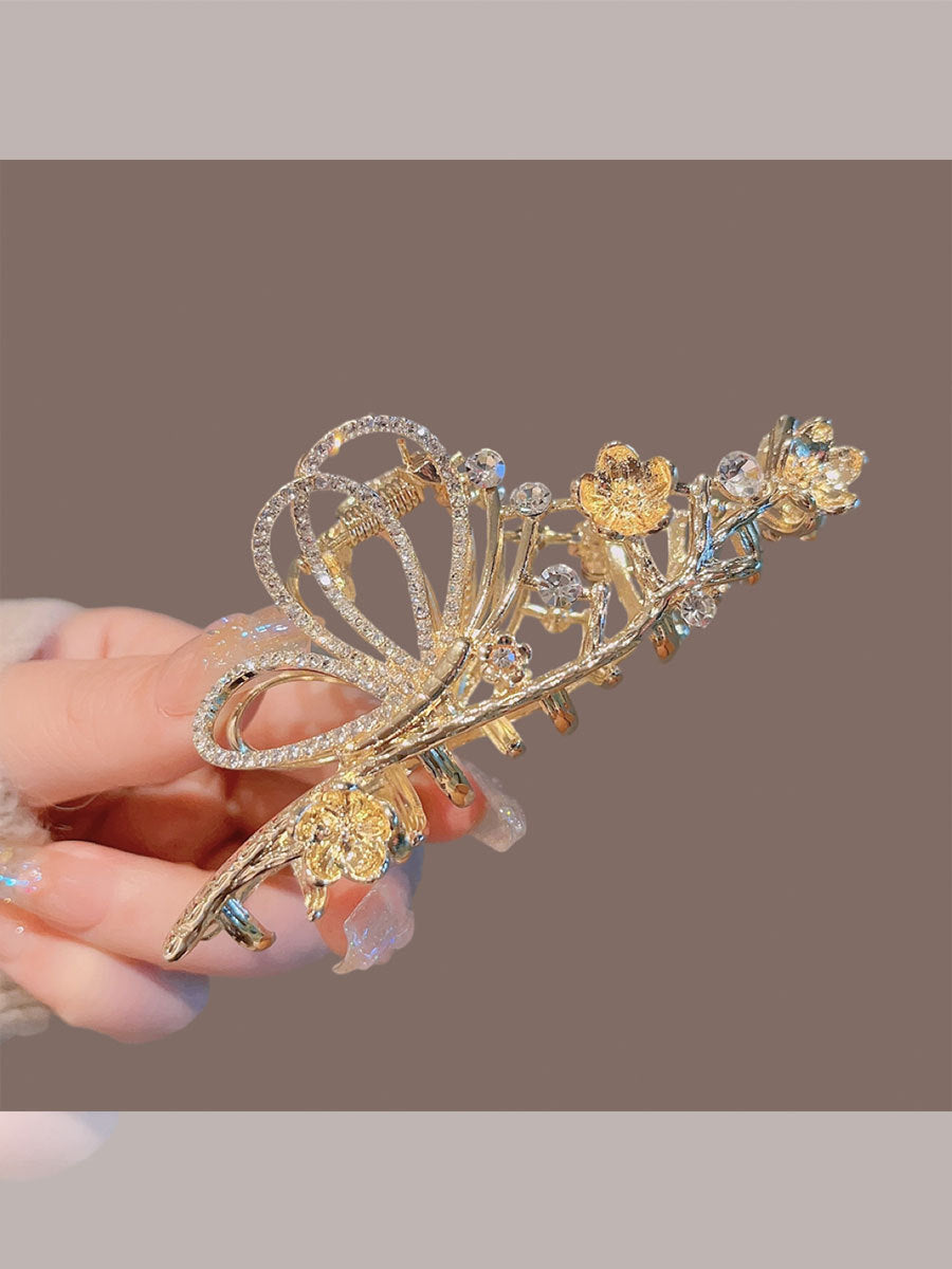 Women's Shark Clip Hair Accessory - Champagne Gold