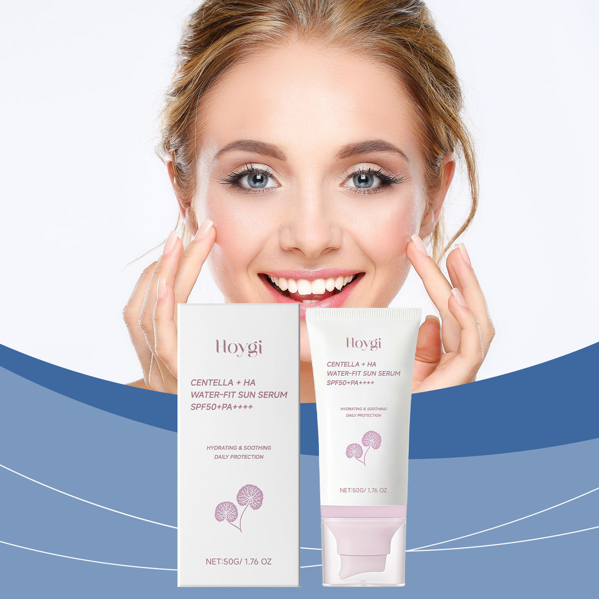 Centella Asiatica Moisturizing Face Cream with Sunscreen - 50g
