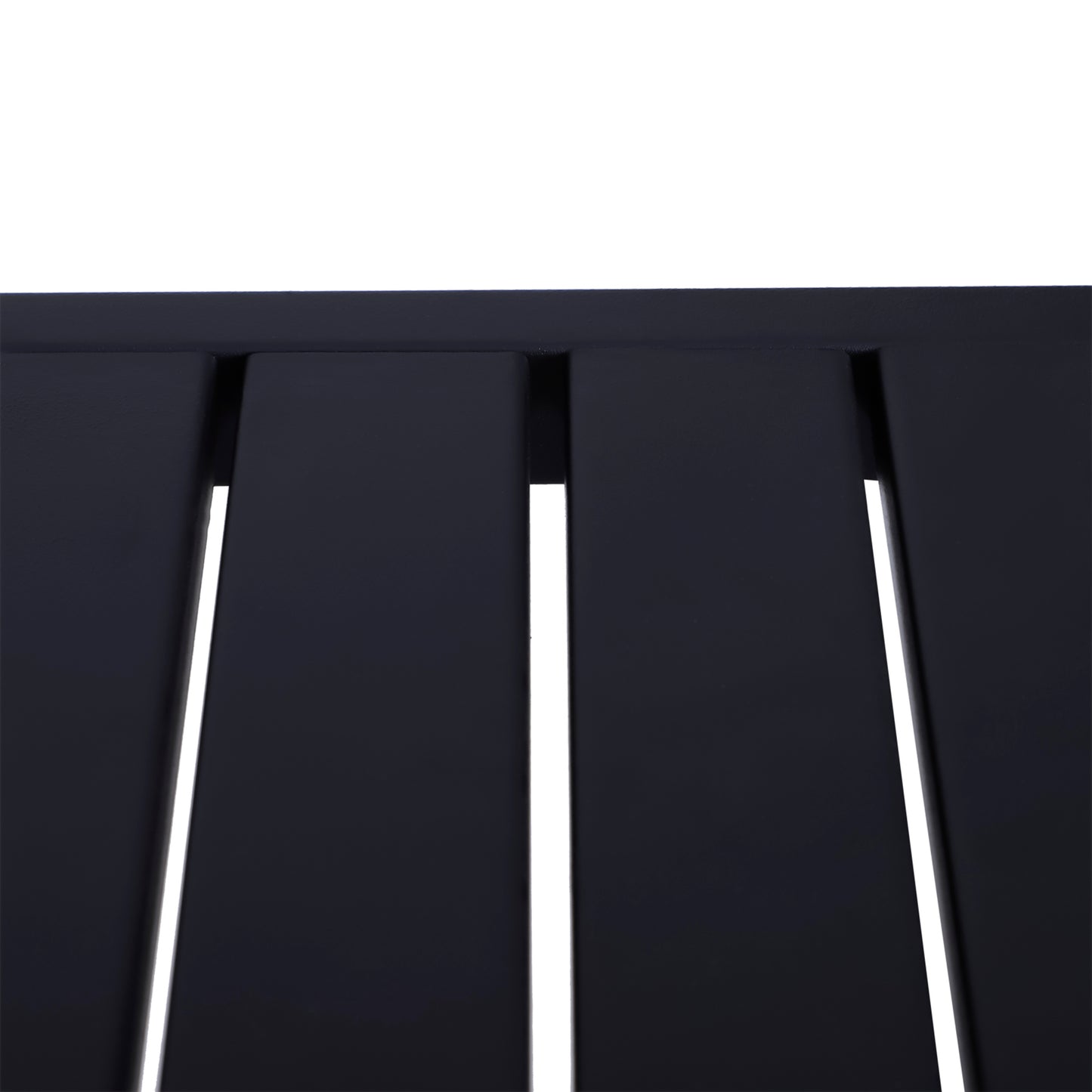 3-Piece Rattan Wicker Patio Bar Set with Cushions - Black