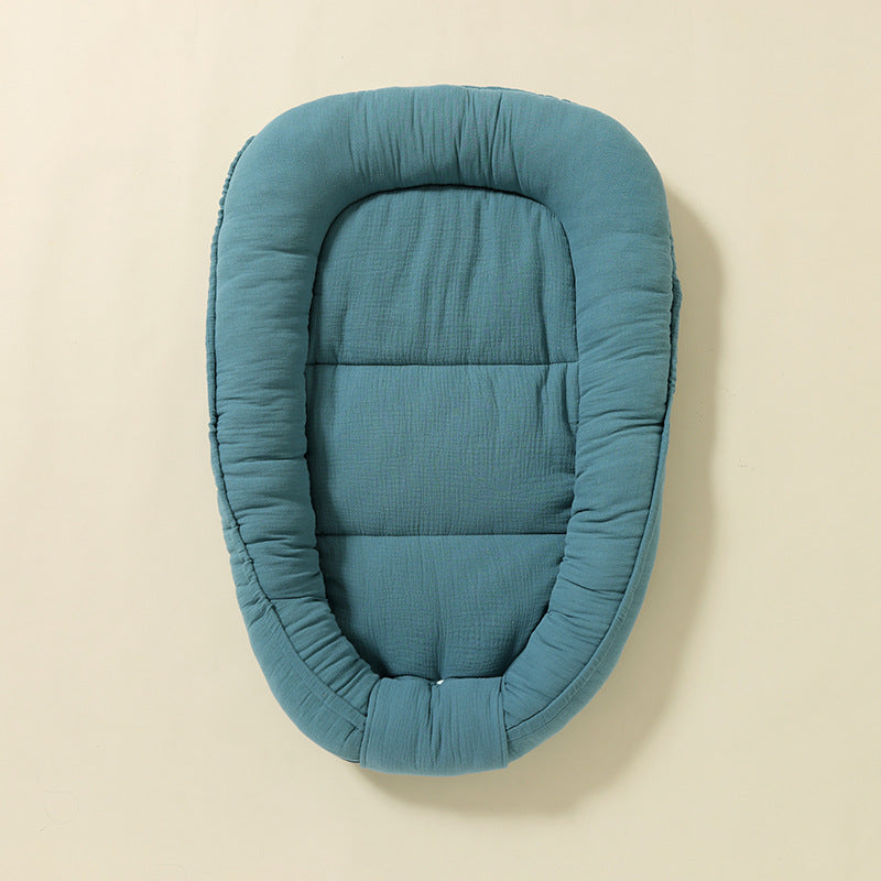 Newborn Baby Bed in Uterine Shape with Anti-Startle Design - Cotton, Multiple Colors