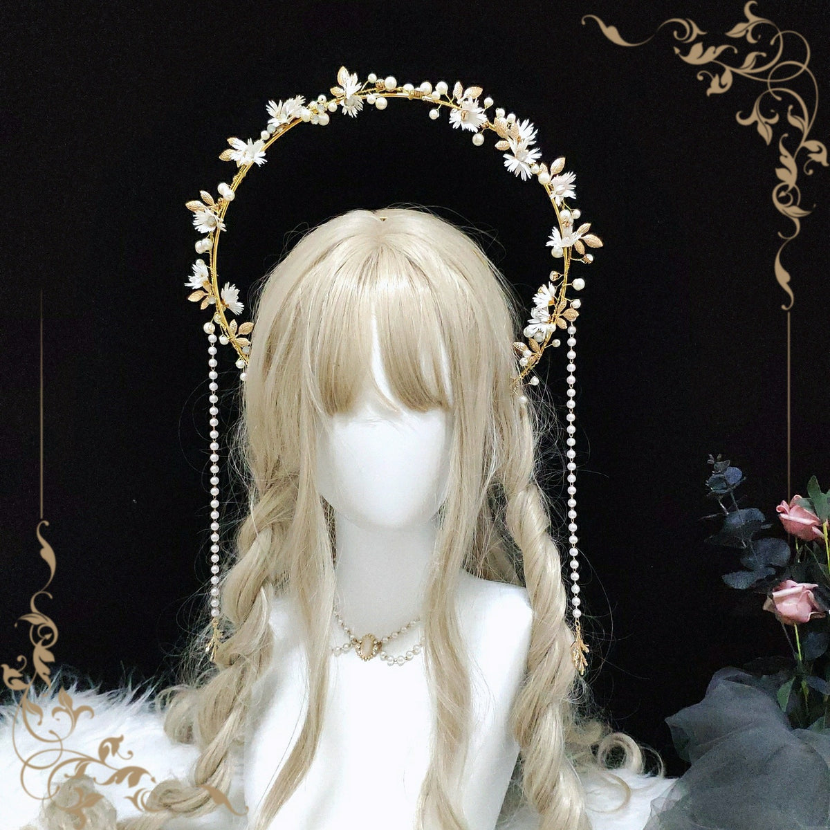 Decorative Headdress Crown - Adjustable Alloy