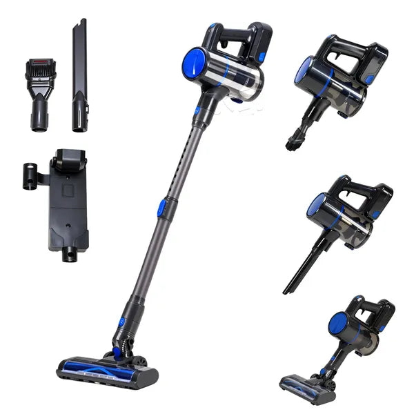 Cordless Stick Vacuum Cleaner with LED Light, Rechargeable & Lightweight