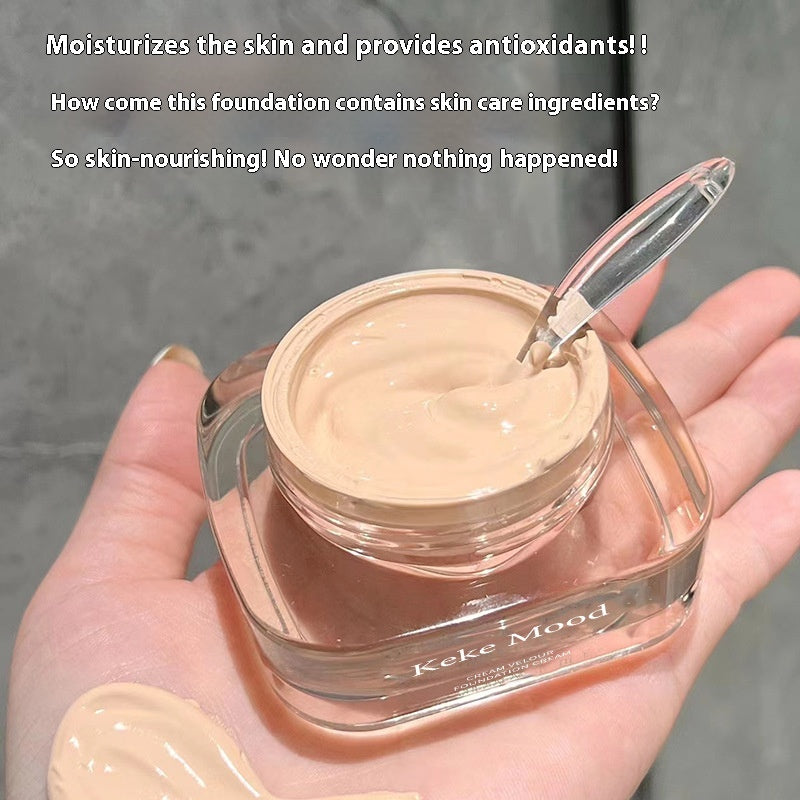 Cream Foundation Oil-Free Moisturizing Cream Makeup Natural Color