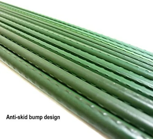 10-Pack Dark Green Plastic Rods - DIY Craft Support Sticks