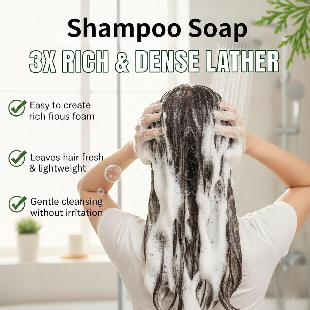Chinese Arborvitae Handmade Soap - Oil Control & Dandruff Removal