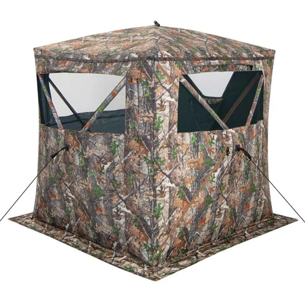 Pop-Up Hunting Tent with 270° View - Waterproof Camouflage