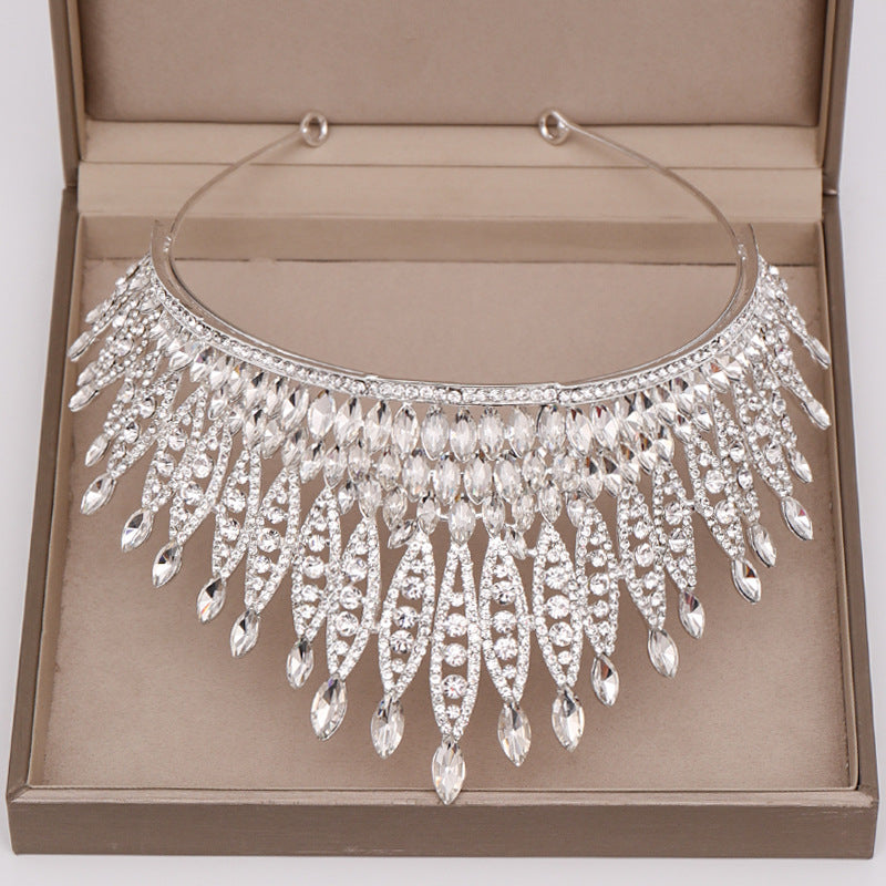 Women's Alloy Crystal Crown Headwear - Elegant Hair Accessory for Special Occasions