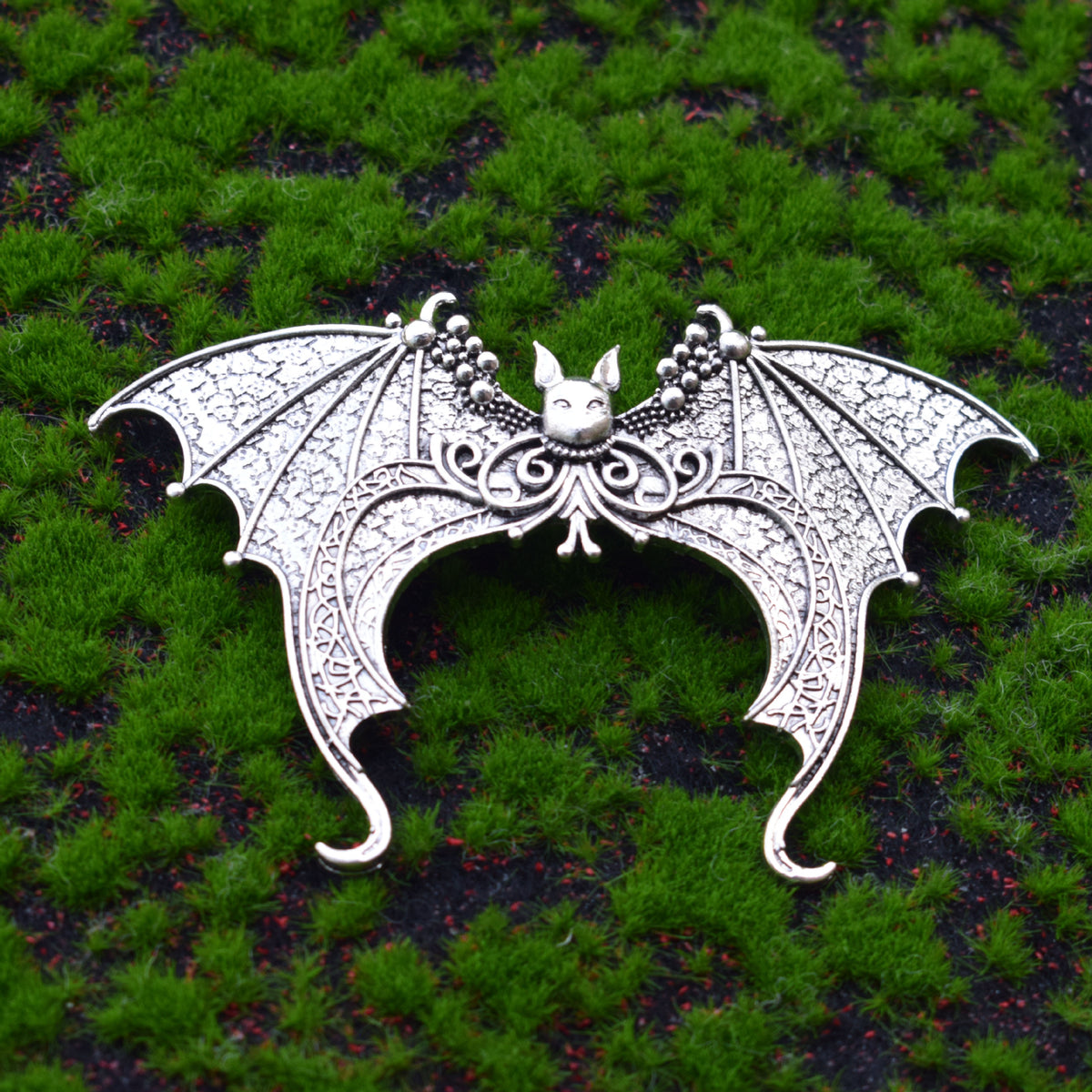 Gothic Bat Hair Clip - Dark Style