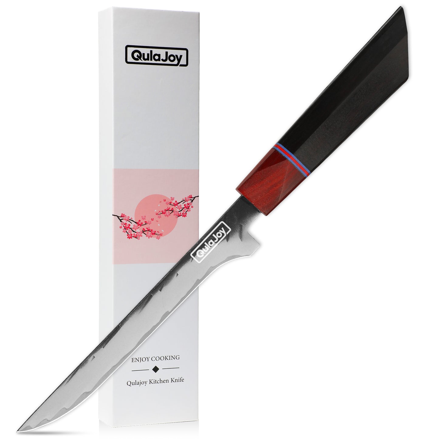 Japanese Boning Knife with Sandalwood Handle - 3-Layer HC Steel