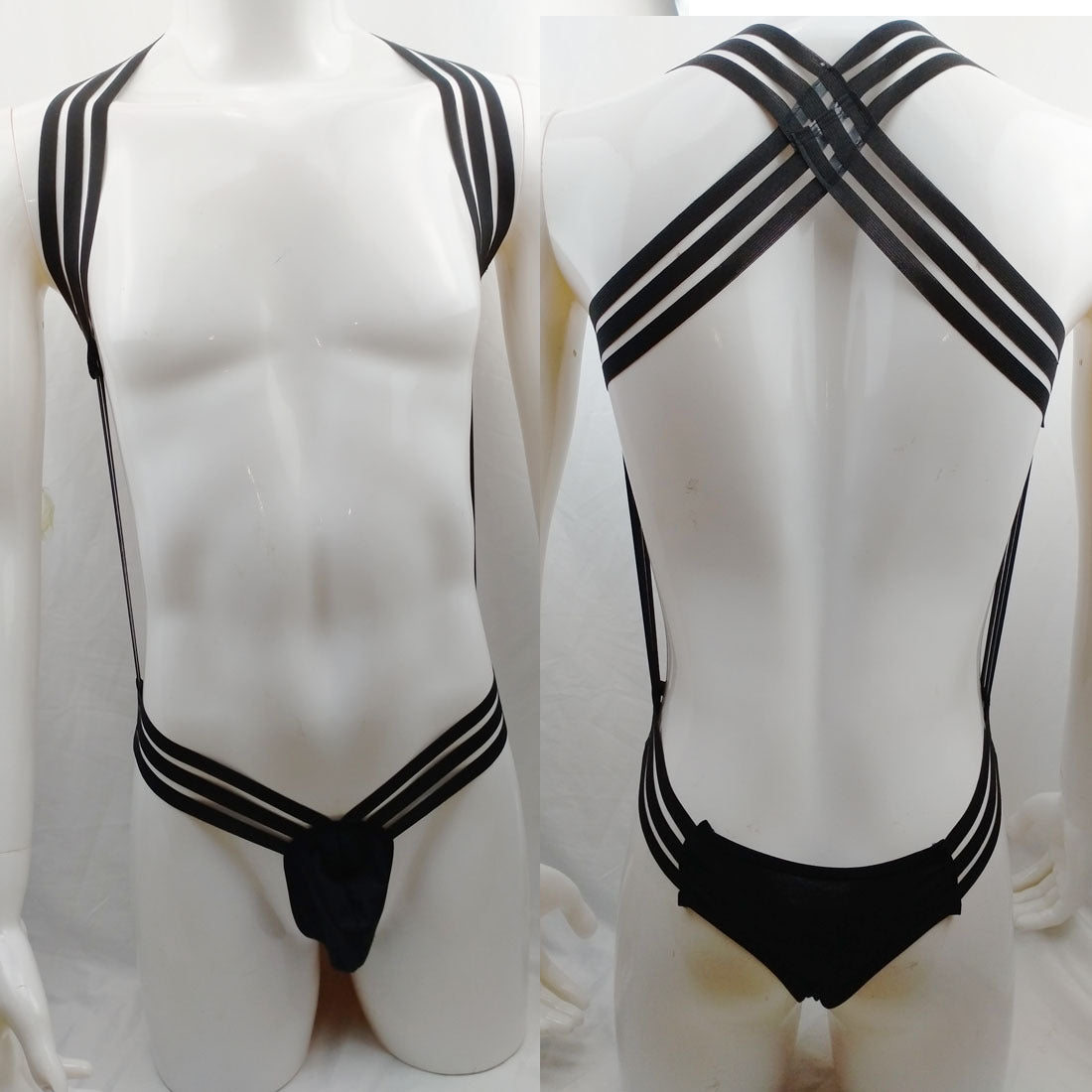 Men's Dance Performance Costume Chest Strap with Adjustable Fit