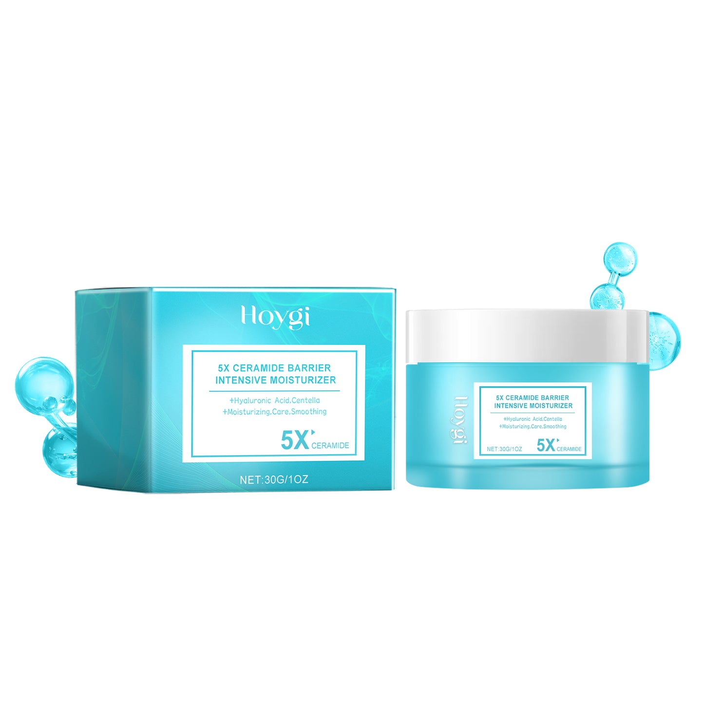 Centella Repair Moisturizer - Hydrating Facial Cream with Hyaluronic Acid