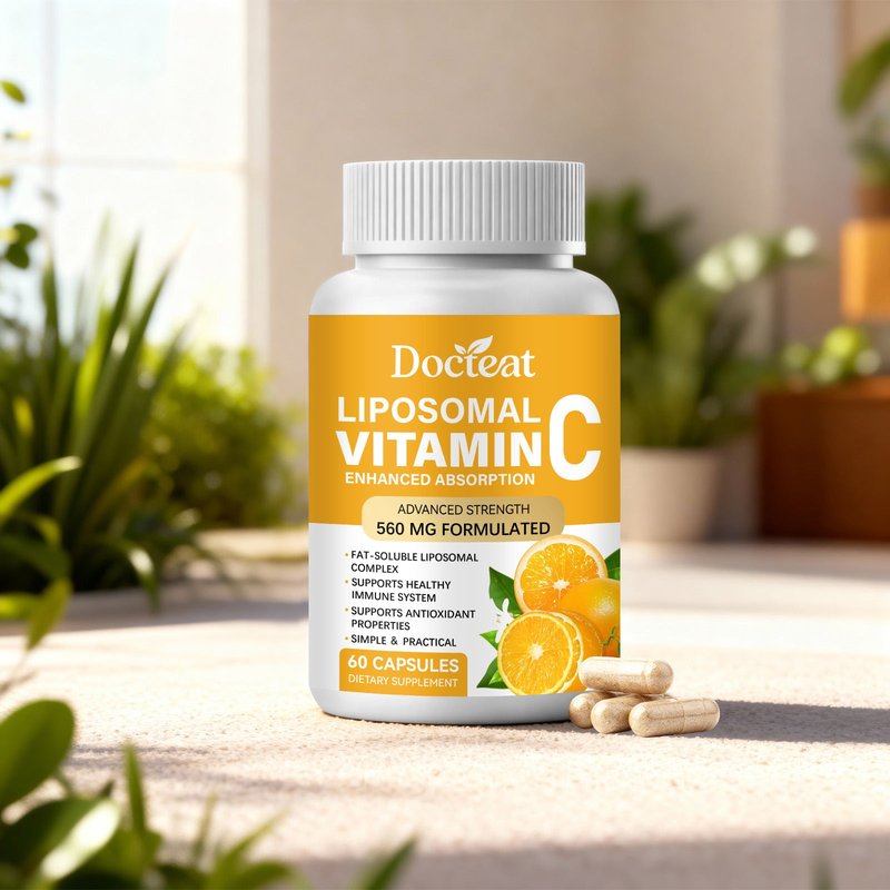 Liposomal Vitamin C Capsules with Collagen & Biotin - 60 Count
