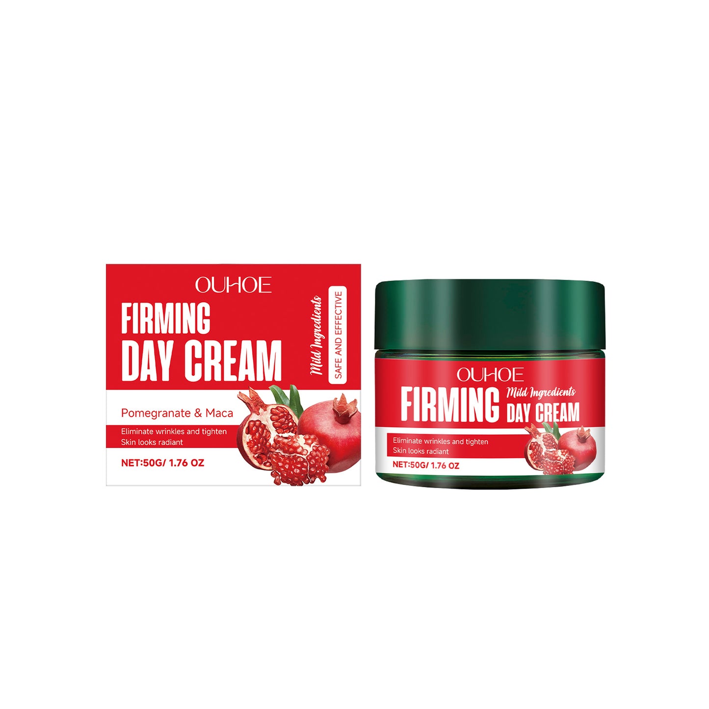 Moisturizing Face Cream with Pomegranate & Vitamin E - Multiple Sizes