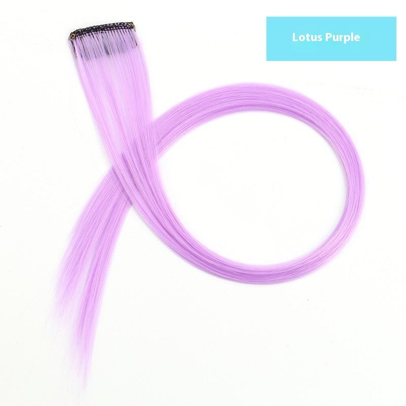 Colorful Hair Weave Extension Set - Multiple Shades, Non-Mainstream Style