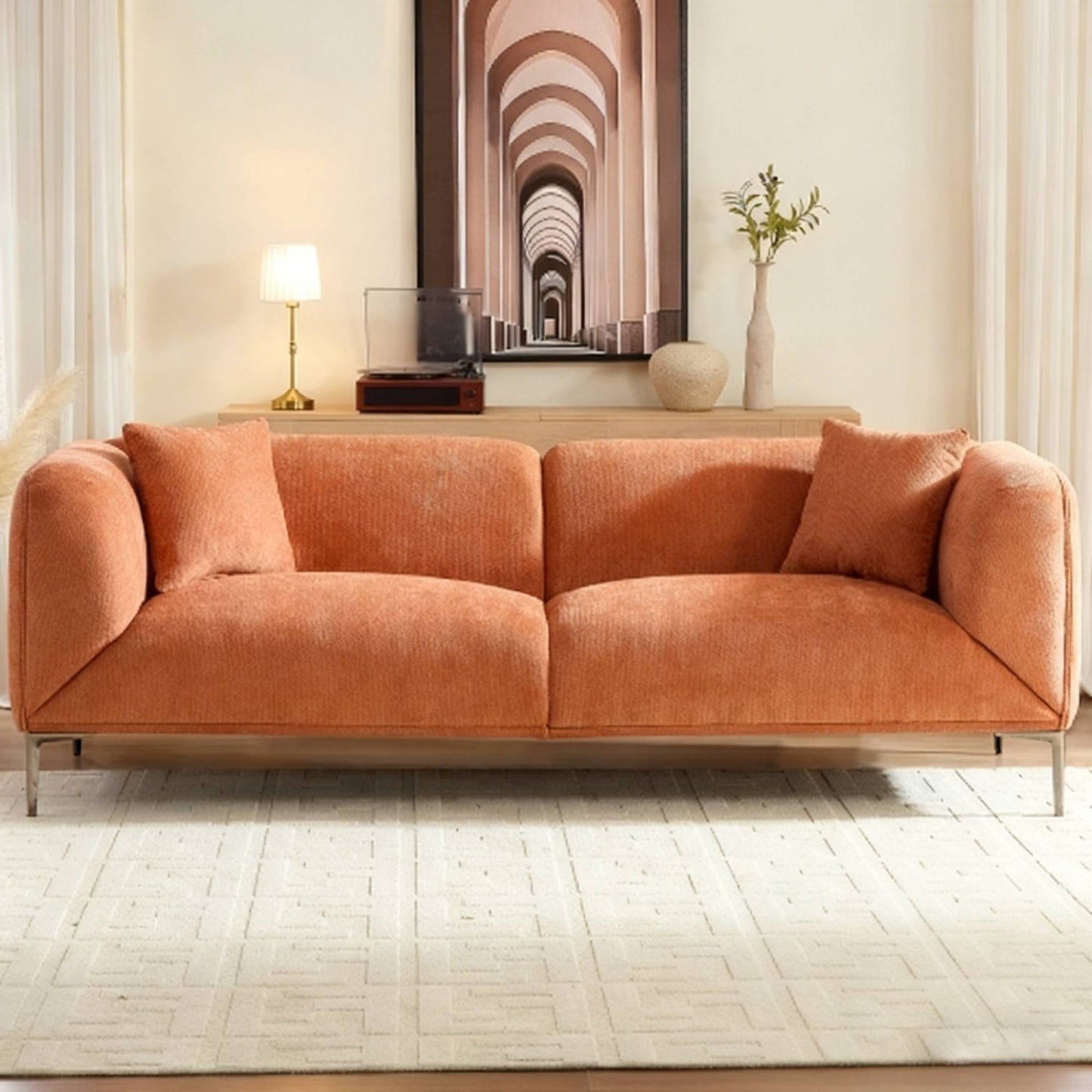 Modern Sofa For Living Room Family Movie Nights & Reading Hours