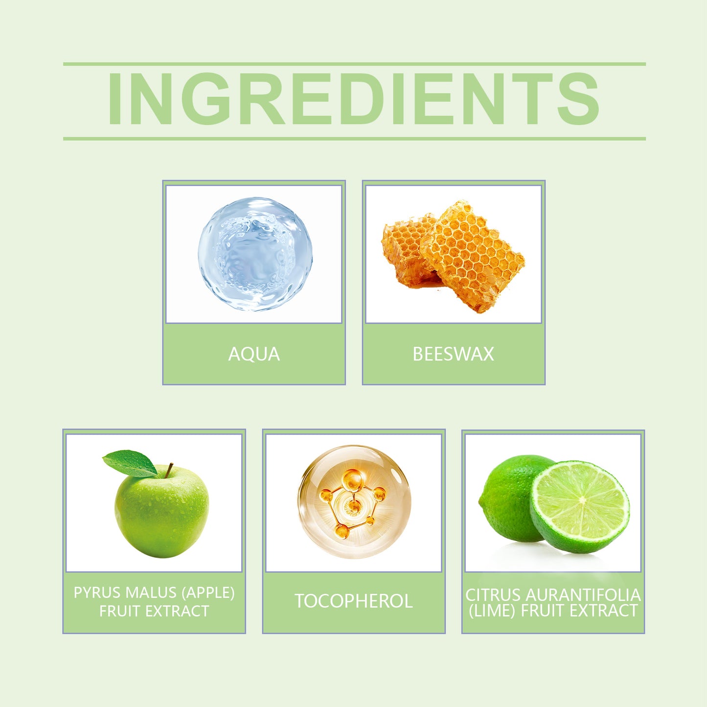 Green Apple Lip Mask - Moisturizing Treatment for Dry Lips & Fine Lines