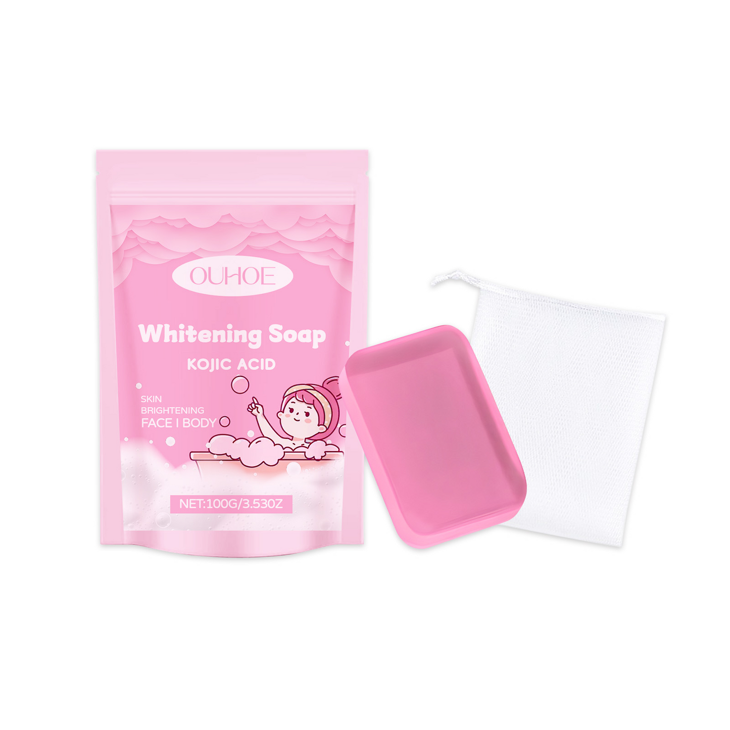 Nourishing Glycerin Bath Soap Bar - Hydrating & Brightening Body Cleanser