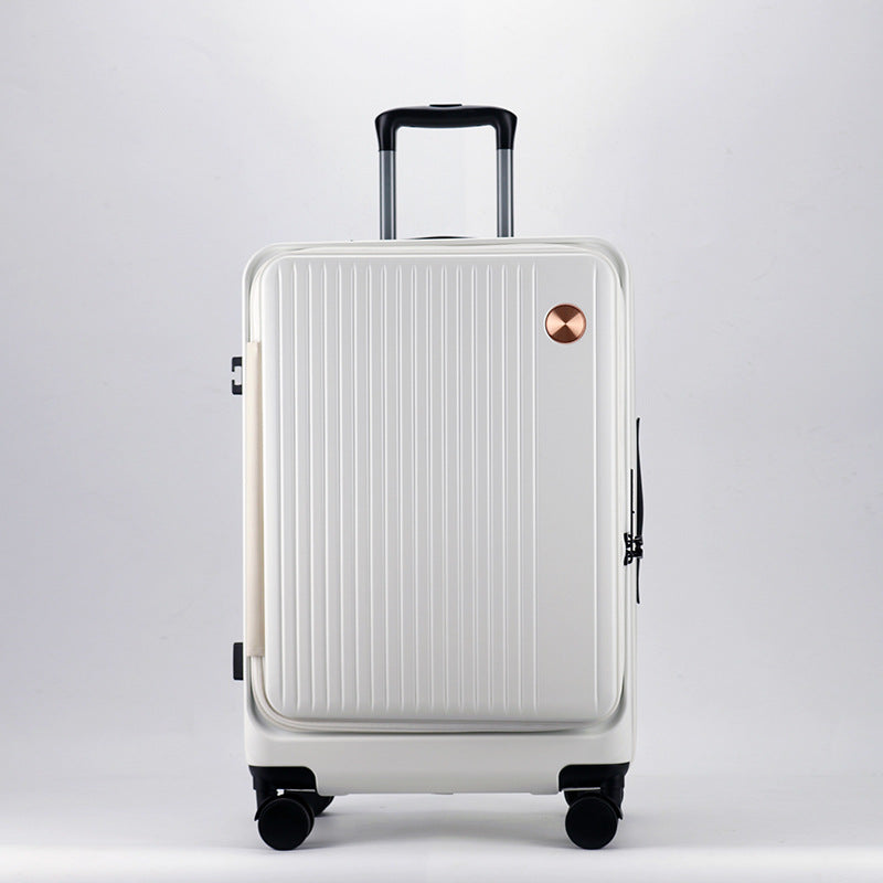 Drop-Resistant 20-Inch Spinner Luggage with Waterproof & Expansion Features