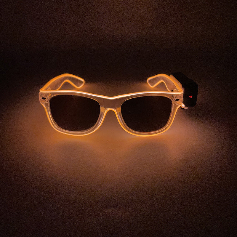 LED Goggles Nightclub Dance Party Props - Colorful Light-up Costume Accessories