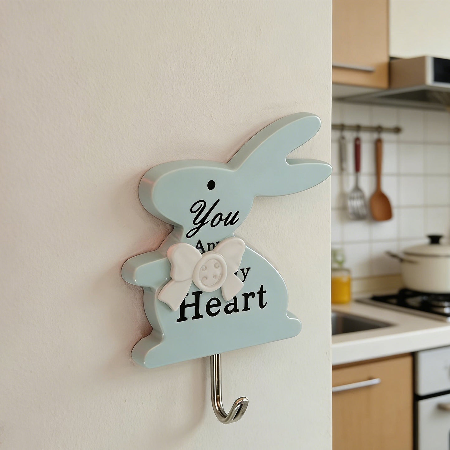 Rabbit Hanging Hook - Blue Kitchen Storage Organizer