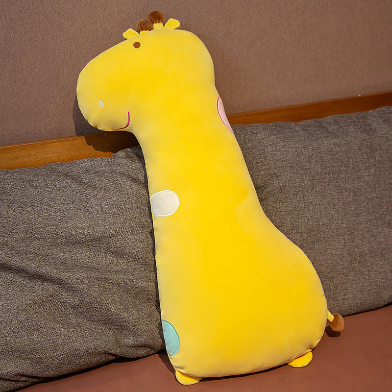 Kids Dinosaur Plush Pillow Bed Leg Clamp Toy - Soft Sleep Cushion for Kids