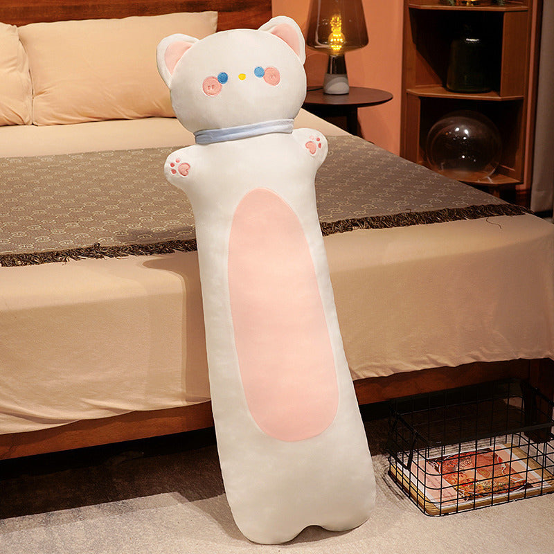 Cartoon Animal Sleeping Pillow with Polyester Fiber Fill - Soft Cozy Cushion