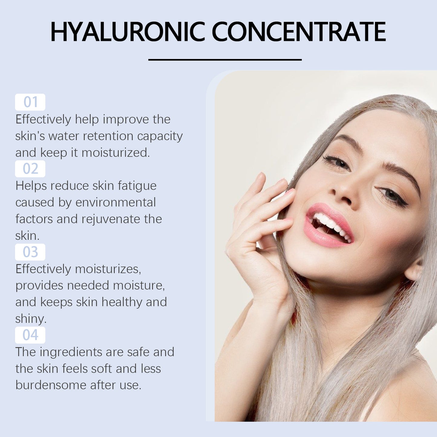Hyaluronic Acid Moisturizing Toner - Nourishing Facial Skin Care - 50ML