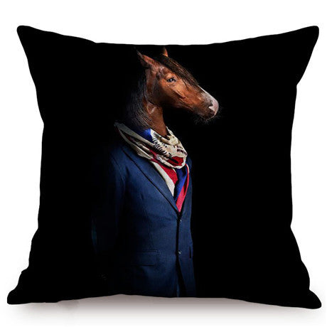 3D Animal Wolf Series Car Pillowcase Cushion Cover - Home Textiles