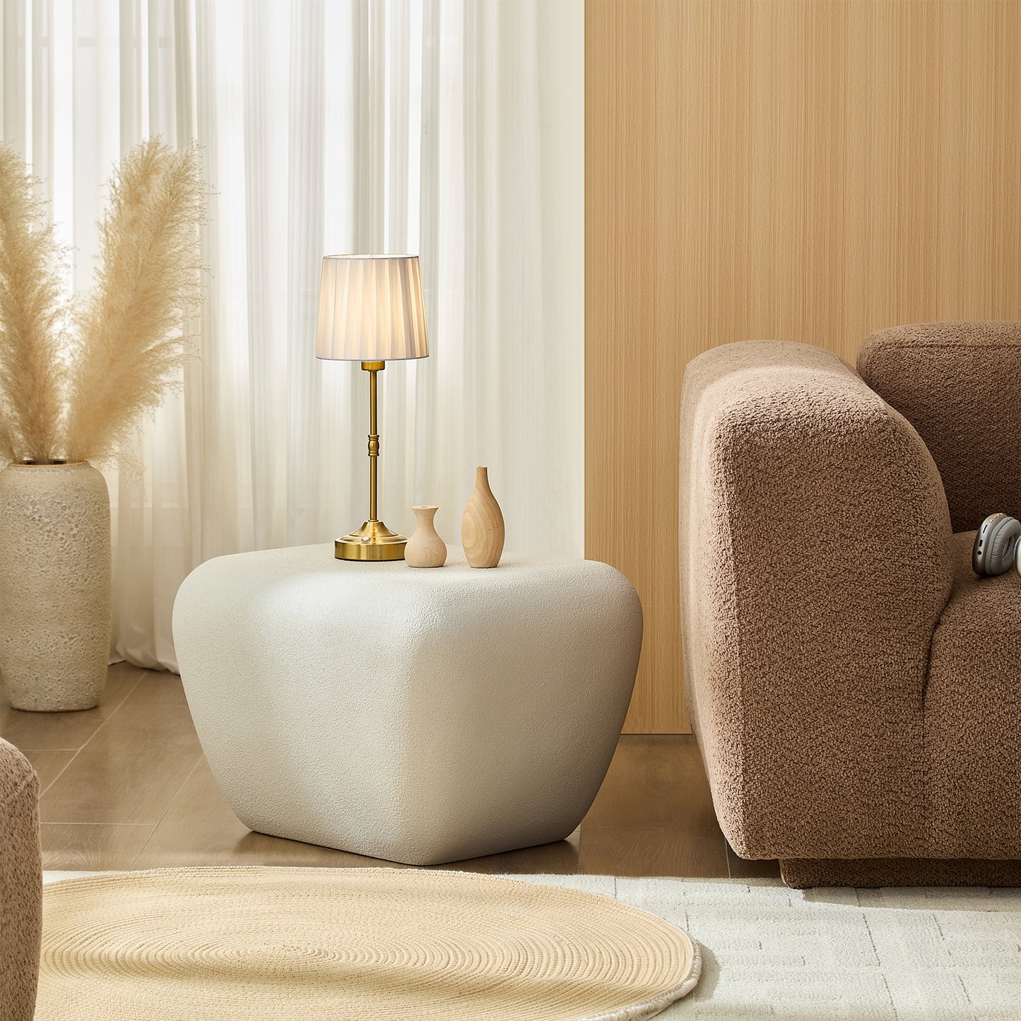 Modern Accent Coffee Table For Small Living Room, Unique