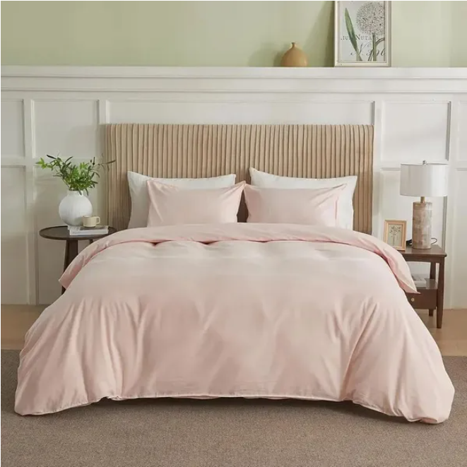 Solid Twin Duvet Cover - Multiple Styles Available