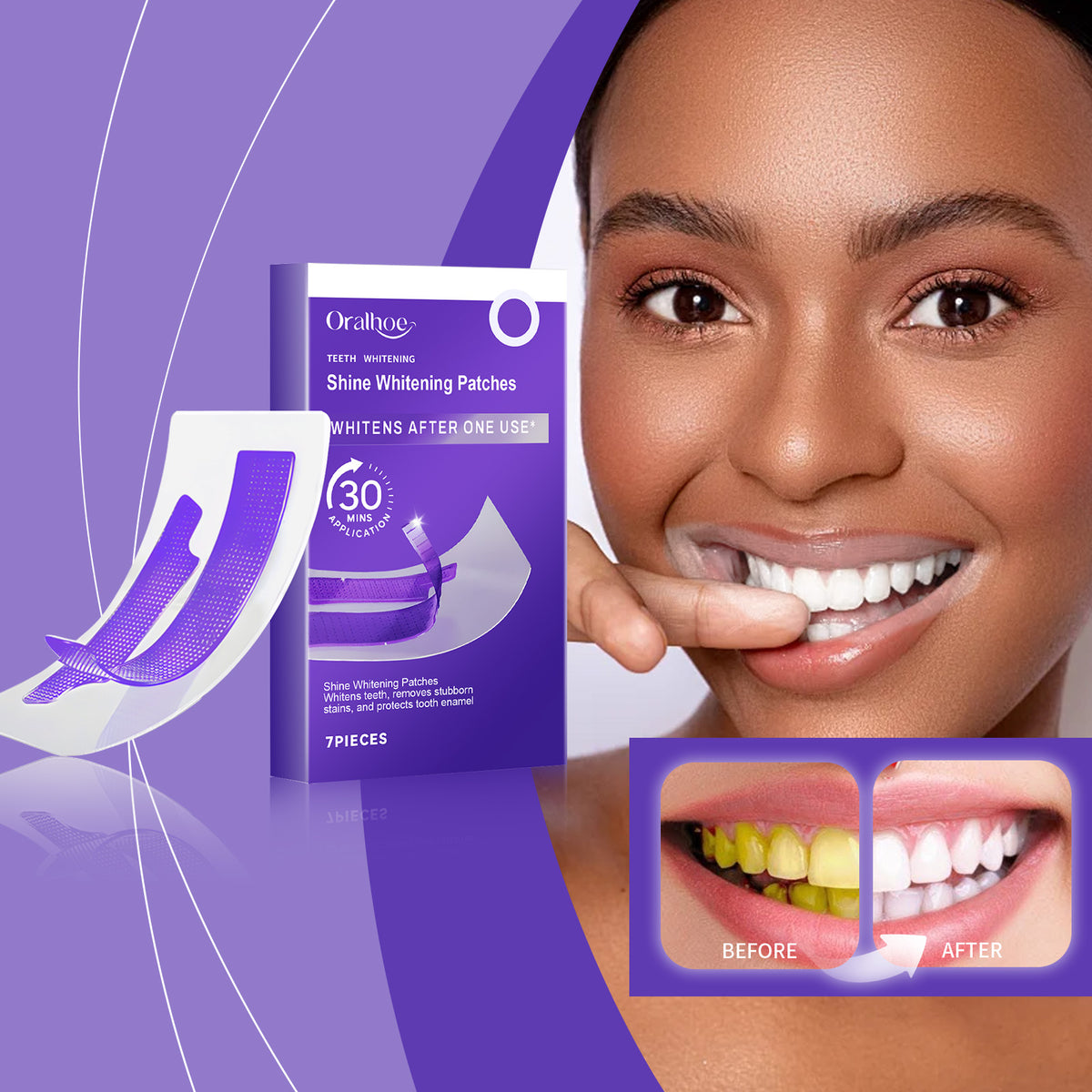 Whitening Teeth Strips - 7pcs