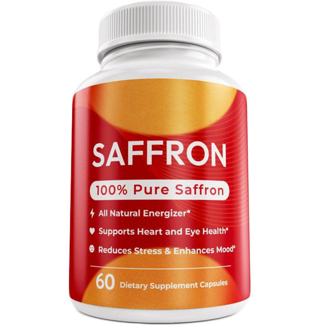 Saffron Capsules Dietary Supplement - 60 Tablets