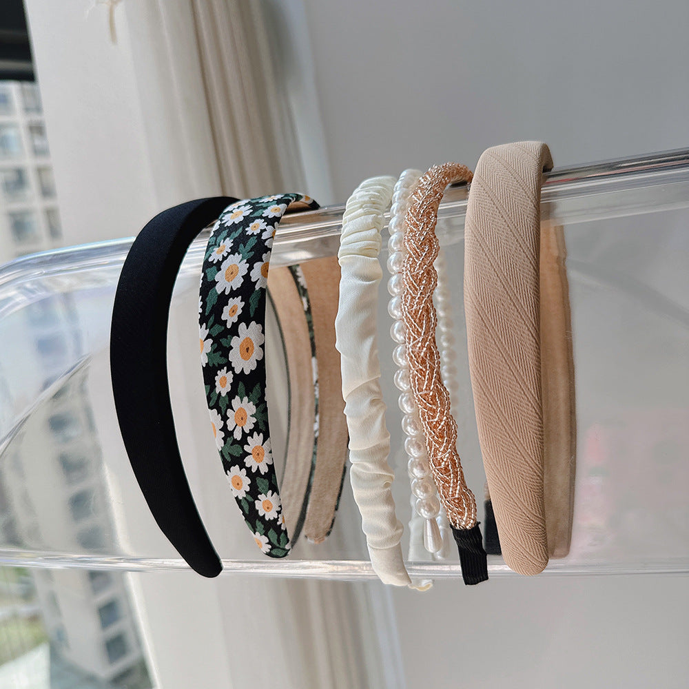 Floral Hair Clips Set - 5 or 6 Piece