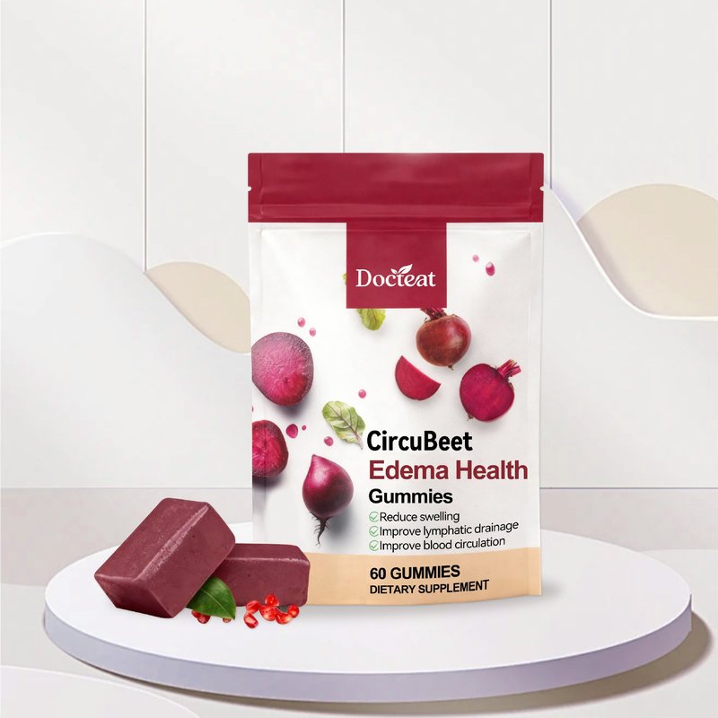 Beet Root Soft Candy Gummies – 60 Count