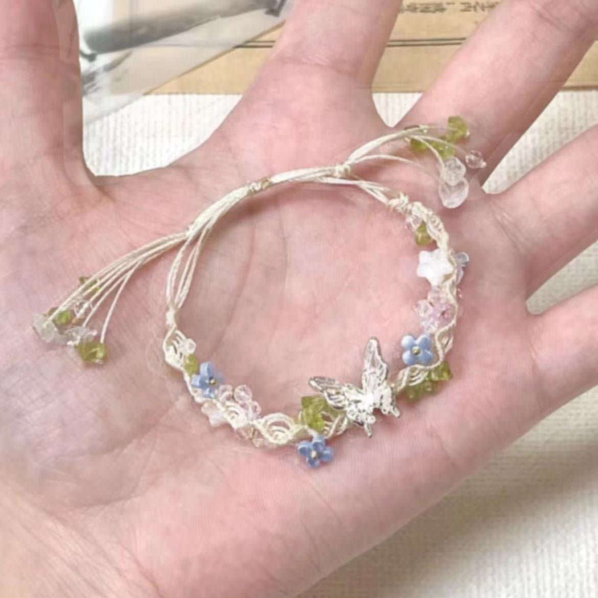 Handmade Woven Bracelet Carrying Strap - Exquisite Adjustable Jewelry Accessory