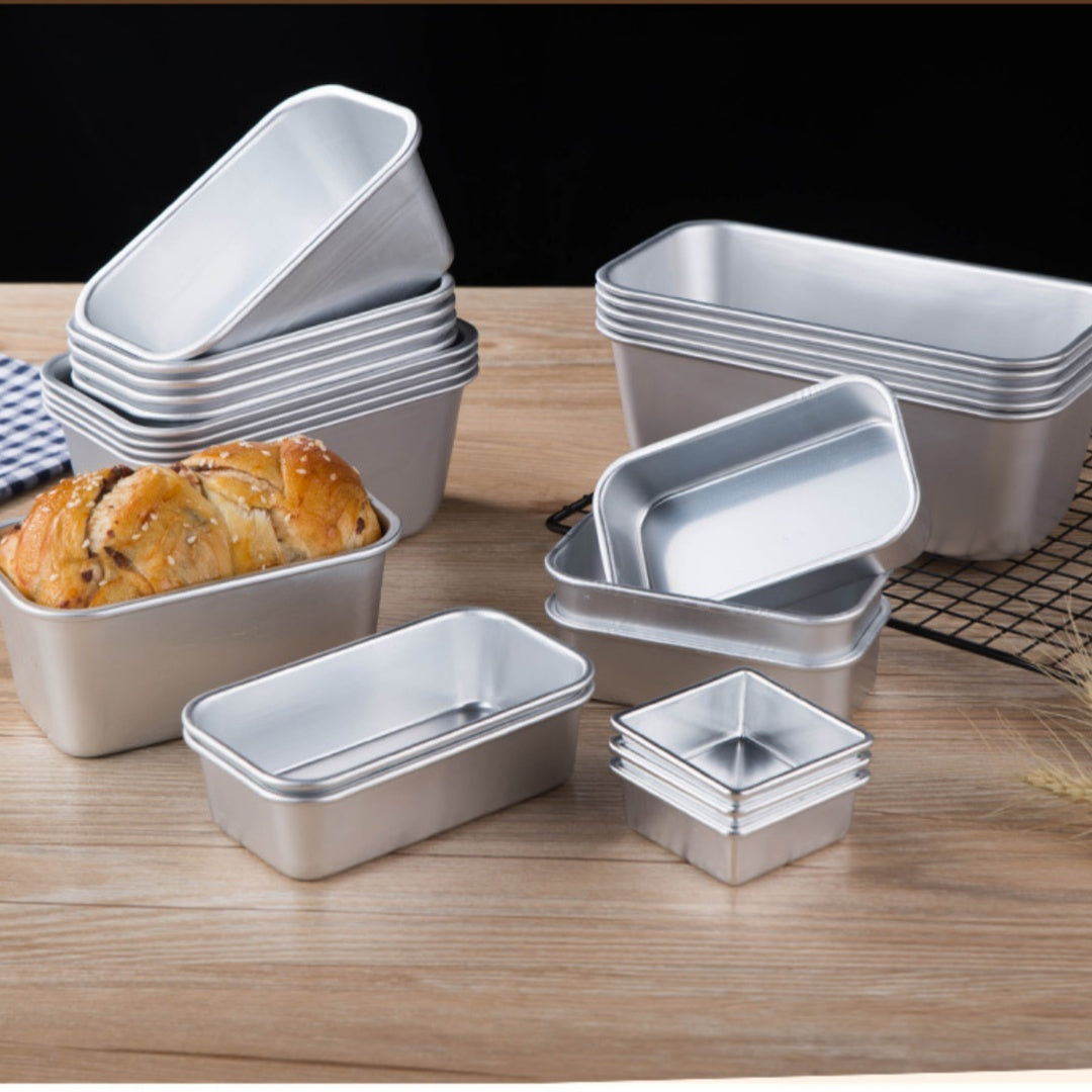Aluminum Alloy Cake Mold - Rectangular Baking Pan for DIY Cakes