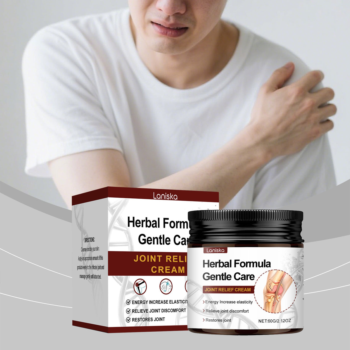 Joint Relief Cream - Pain & Inflammation Support, 60G Natural Formula