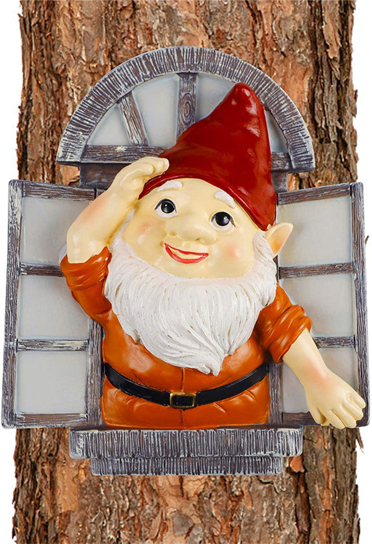 Fairy Gnome Garden Decor Doors and Windows Set - Pastoral Resin Ornaments