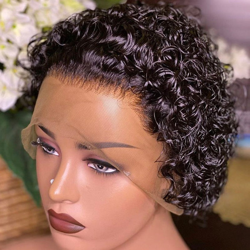 Daily Wear Black Wig Lace Hair Cover for Ladies - 13x1 Style