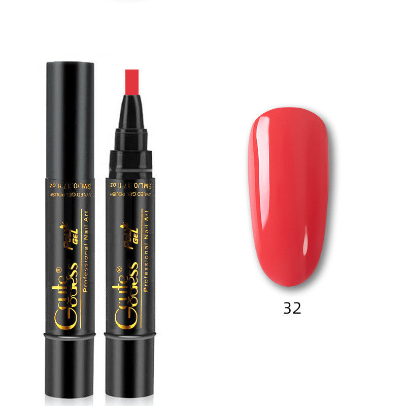 3-in-1 Magnetic Nail Art Pen - Quick-Dry Gel for French & Water Ripple Effects