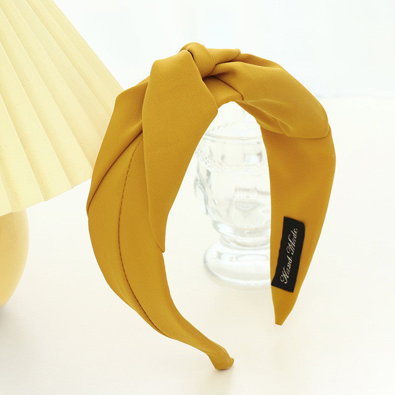 Cloth Cross-Knotted Headband - Women's