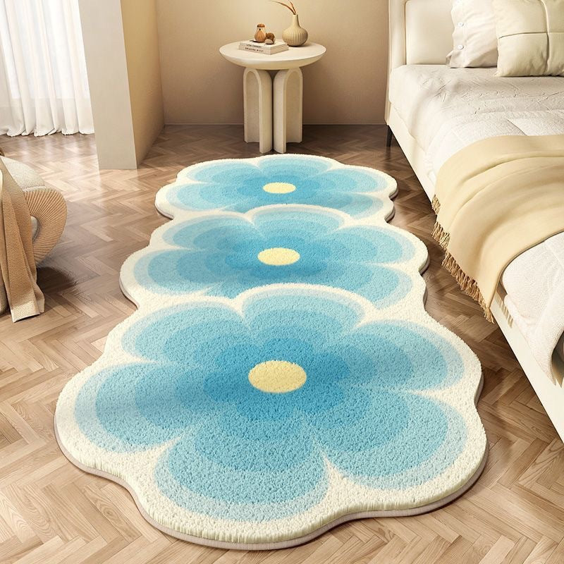 Flower Shaped Cashmere Bedside Blanket - Soft, Skin-Friendly Home Decor